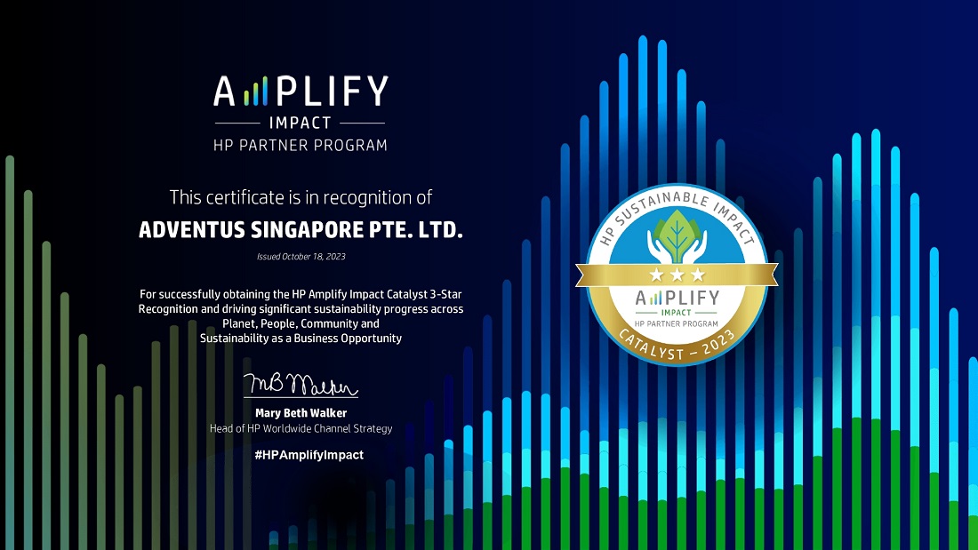 HP Amplify Impact Catalyst 3-Star Recognition 2023
