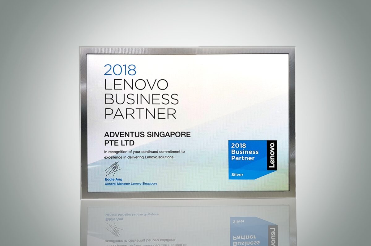 Lenovo Business Partner Silver Certification 2018